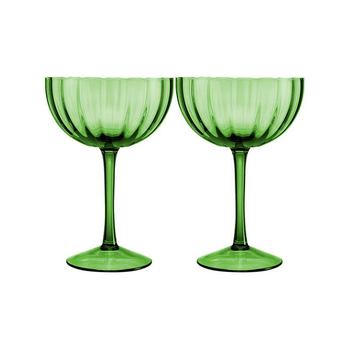 Maxwell & Williams Wicked Pink Coupe Glass Set of 2, 400ML_1