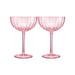 Maxwell & Williams Wicked Pink Coupe Glass Set of 2 WICK0033_1