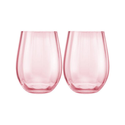 Maxwell & Williams Wicked Pink Stemless Glass Set of 2_1