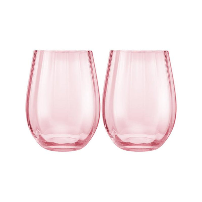Maxwell & Williams Wicked Pink Stemless Glass Set of 2_1