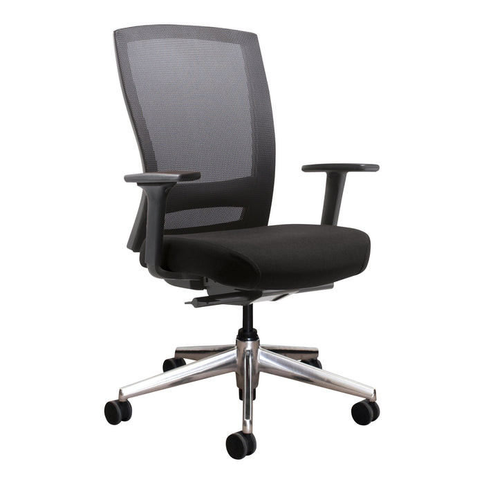 Buro Mentor Mesh Back Aluminium Base Office Chair