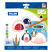 Milan 24 Assorted Triangular Coloured Pencils 2.9mm Lead_1