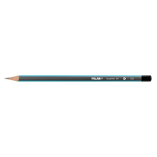 Milan 2H Graphite Pencils Pack of 12 - Ergonomic Triangular_2