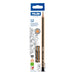 Milan 4B Graphite Pencils Pack of 12 - Ergonomic Design_1