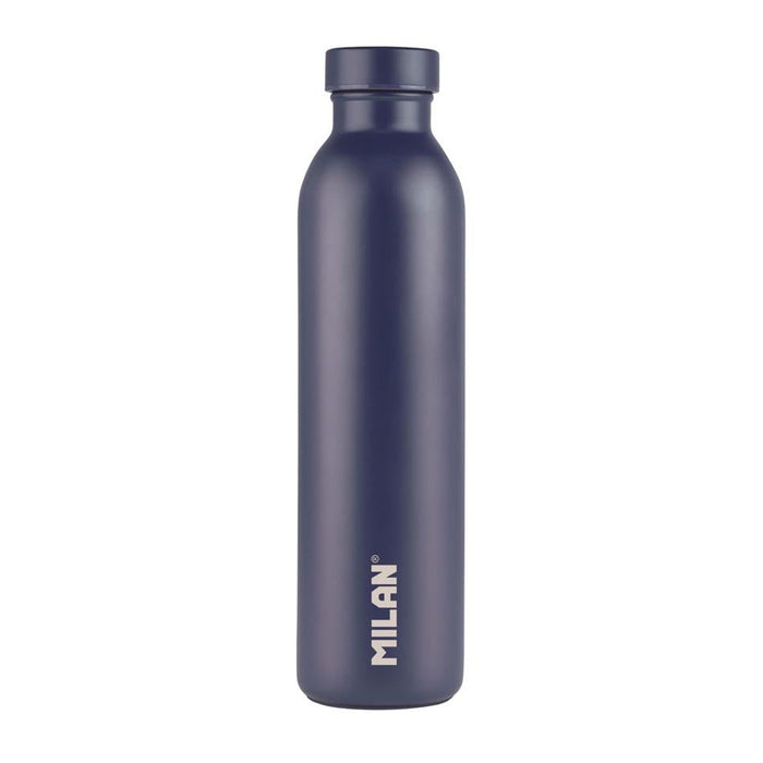 Milan 590ml Isothermal Bottle Navy Blue 1918 Series_1