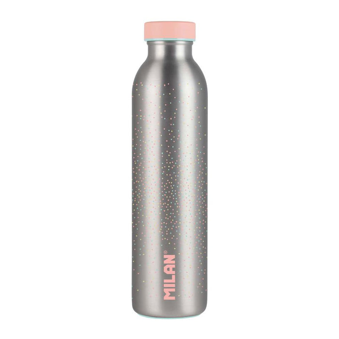 Milan 590ml Stainless Steel Isothermal Bottle Pink 1000533_1