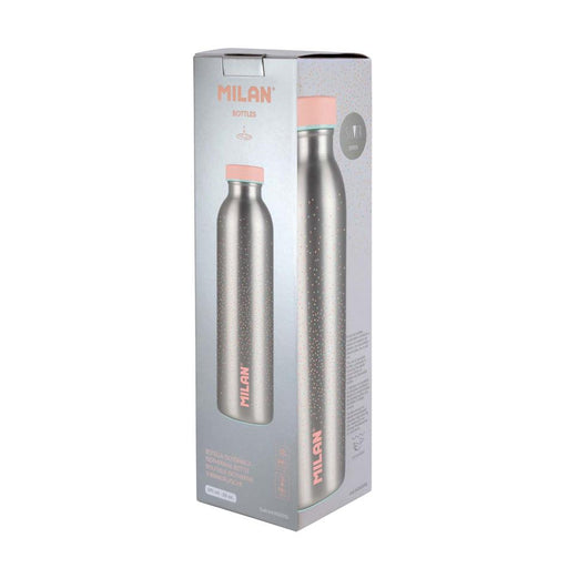 Milan 590ml Stainless Steel Isothermal Bottle Pink 1000533_2