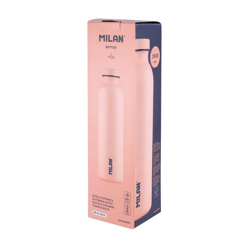 Milan 590ml Stainless Steel Isothermal Bottle Pink 1918_2
