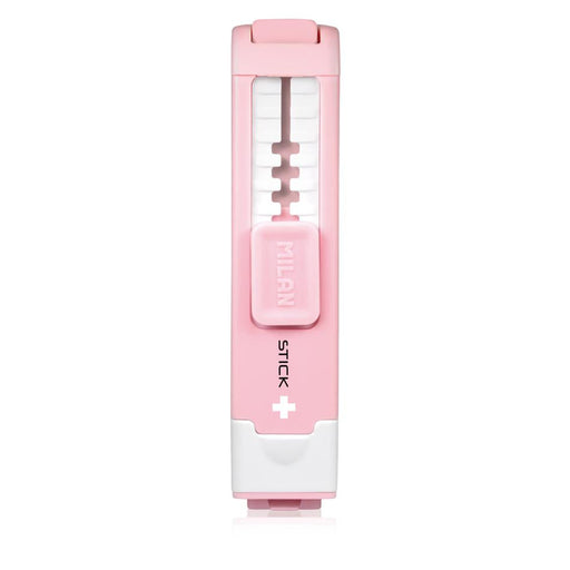 Milan Anti-Bacterial Stick Sharpener & Eraser Pink 214392_2