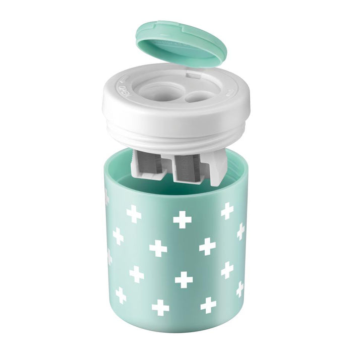 Milan Antibacterial 2-Hole Pencil Sharpener Turquoise 214397_3