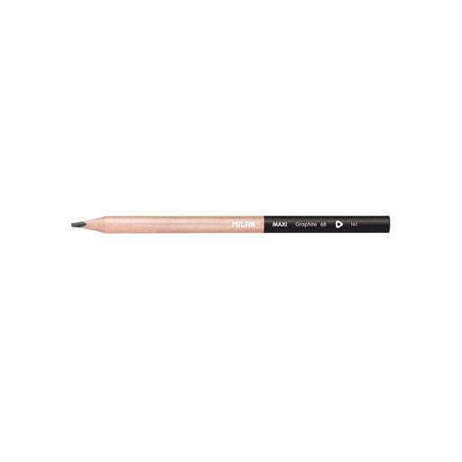 Milan Maxi 6B Graphite Pencils Pack of 6 - Triangular Grip_1