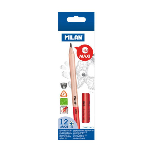 Milan Maxi Graphite Pencils HB Pack 12 214398_1