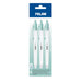 Milan P1+ Anti-Bacterial Ball Point Pen Blue Pack of 3_1