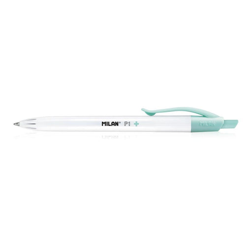 Milan P1+ Anti-Bacterial Ball Point Pen Blue Pack of 3_2