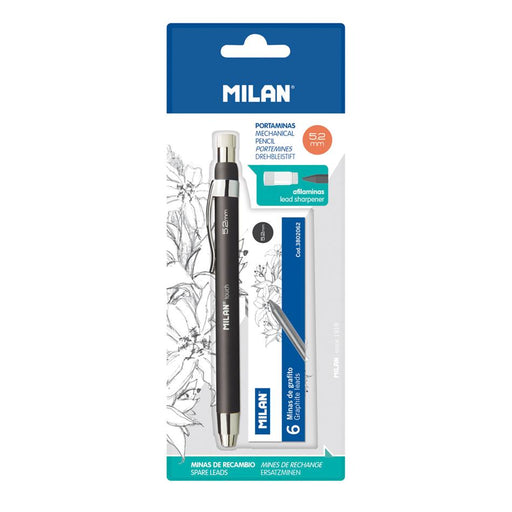 Milan Professional Mechanical Pencil 5.2mm with 6 Leads_1