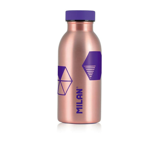 Milan Stainless Steel Isothermal Bottle 350ml Copper Series Lilac 1000537_1