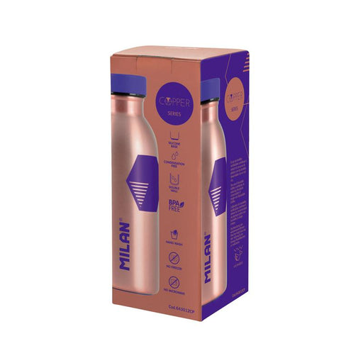 Milan Stainless Steel Isothermal Bottle 350ml Copper Series Lilac 1000537_2