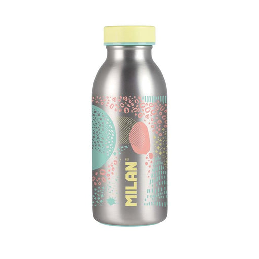 Milan Stainless Steel Isothermal Bottle 350ml Silver Series Yellow 1000538_1