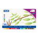 Milan Thick Lead Coloured Pencils 36 Assorted Metal Box_1