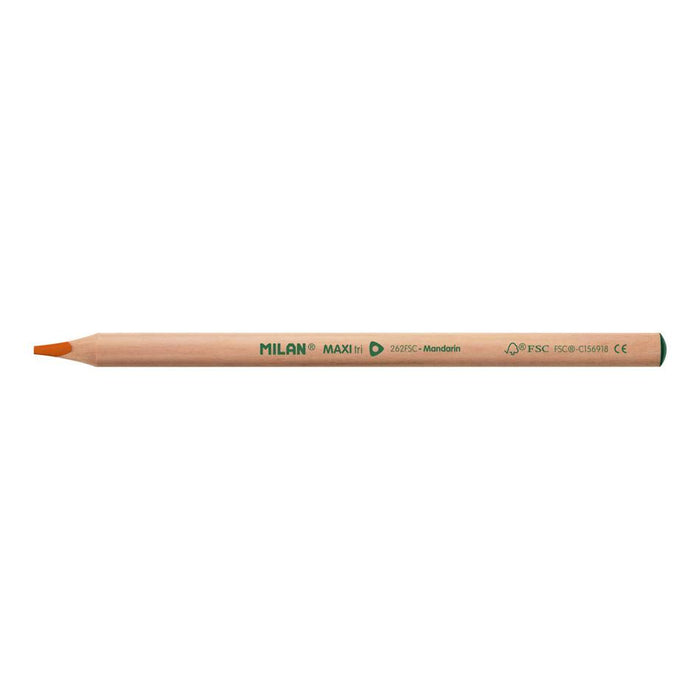 Milan Triangular Coloured Pencils Maxi Pack 12 Assorted_2