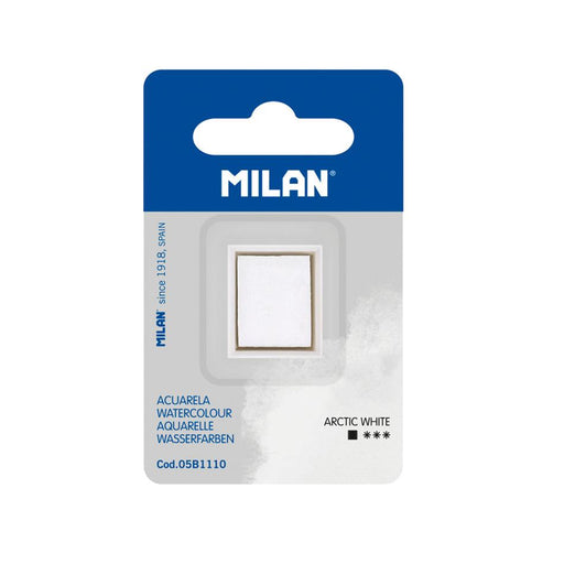 Milan Watercolour Half Pan Refill Arctic White 1000334_1