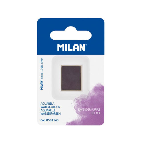 Milan Watercolour Half Pan Refill Lavender Purple 1000345_1