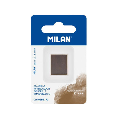 Milan Watercolour Paint Half Pan Refill - Brown 1000355_1