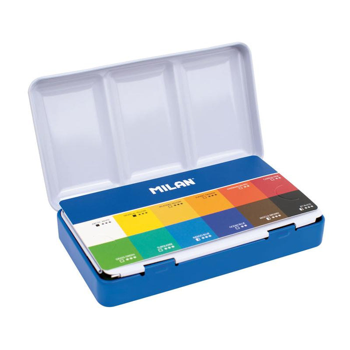 Milan Watercolour Paint Set 12 colour 214430_4