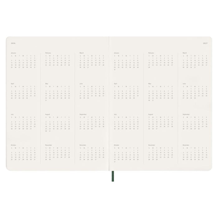 Moleskine 13-Month Weekly Planner XXL Myrtle Green 2026_4