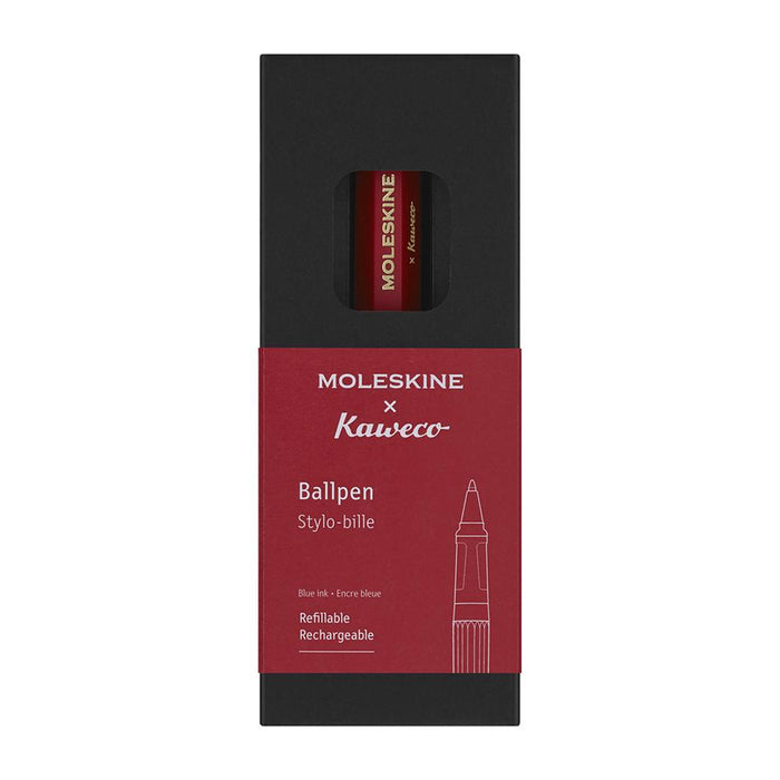 Moleskine Kaweco 1.0mm Ballpoint Pen - Red MKAWBALLPENRED_1