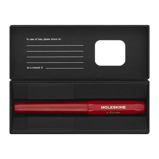 Moleskine Kaweco 1.0mm Ballpoint Pen - Red MKAWBALLPENRED_2