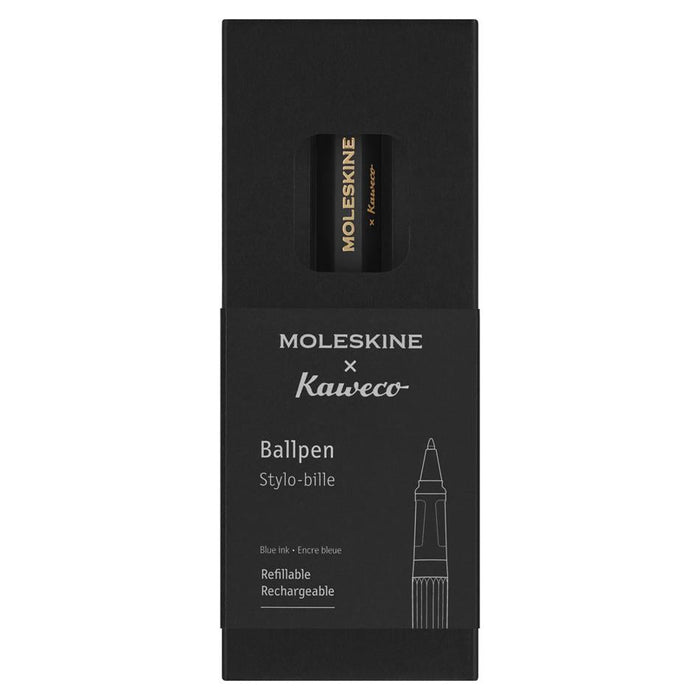Moleskine Kaweco 1.0mm Black Ballpoint Pen MKAWBALLPENBK_1