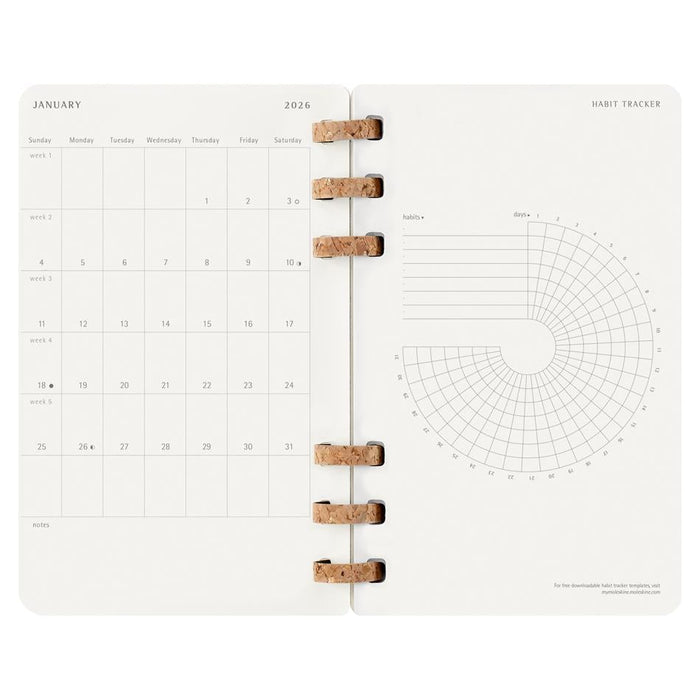 Moleskine Large 12-Month Spiral Planner Black 2026_6