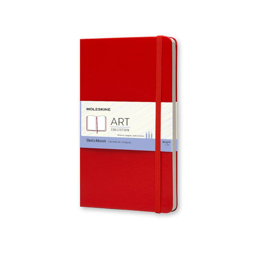 Moleskine Large Art Sketchbook Scarlet Red F2 MARTQP063R_1