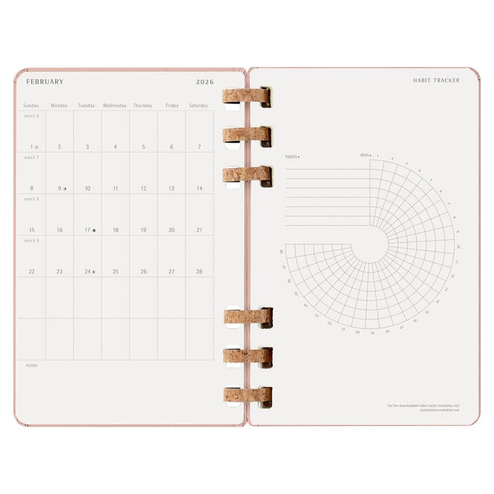 Moleskine Large Spiral Planner 2026 Almond 12 Months_6