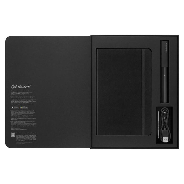 Moleskine Smart Pen 3 & Notebook Set - Large Black MSWSPEN3_3