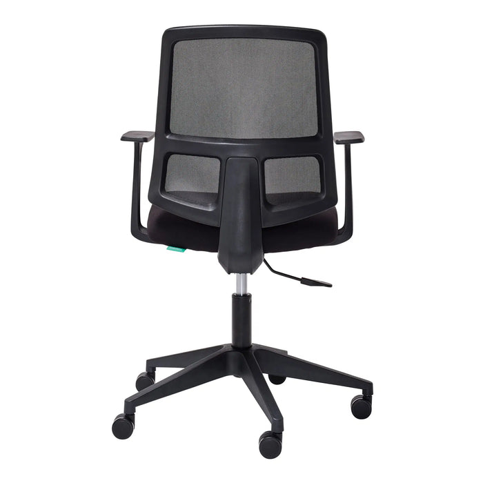 Mondo Brook Black Mesh Chair with Arms