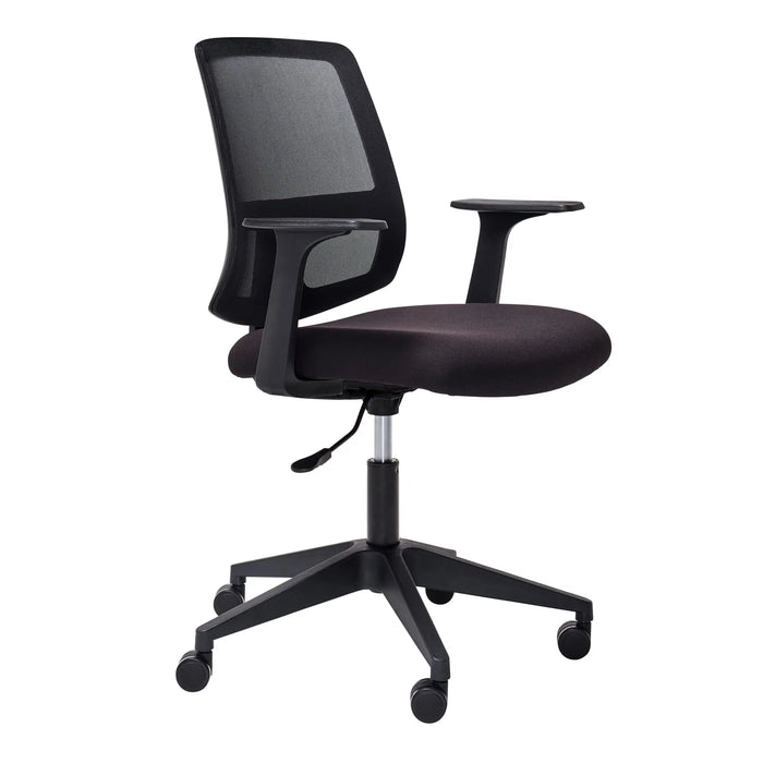 Mondo Brook Black Mesh Chair with Arms