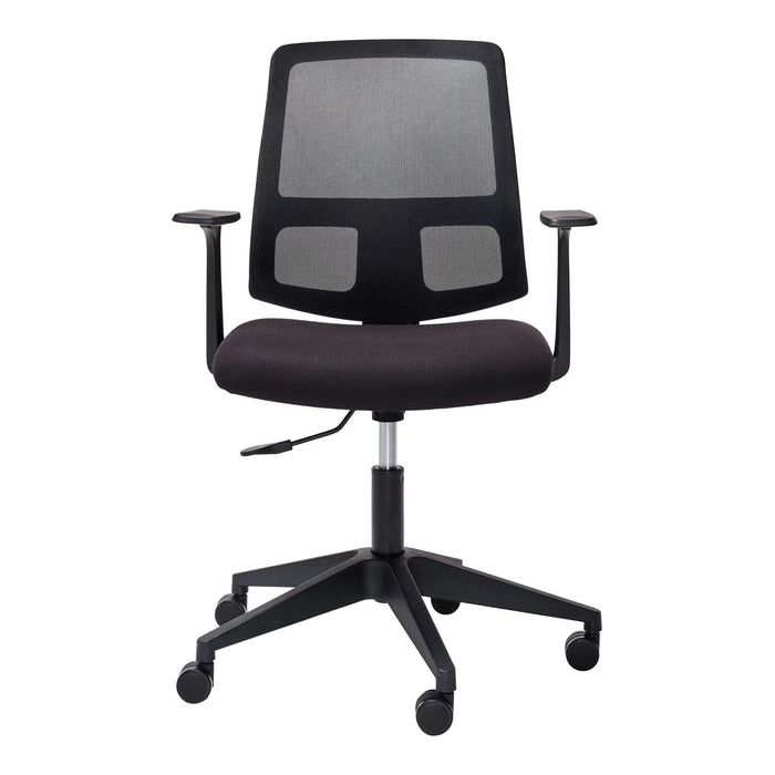 Mondo Brook Black Mesh Chair with Arms