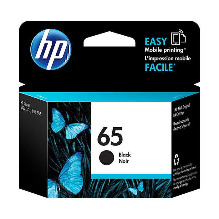 HP #65 Black Ink N9K02AA
