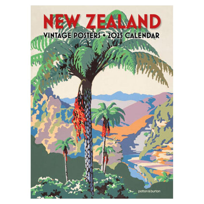 NZ Vintage Posters LARGE Calendar 2025_1