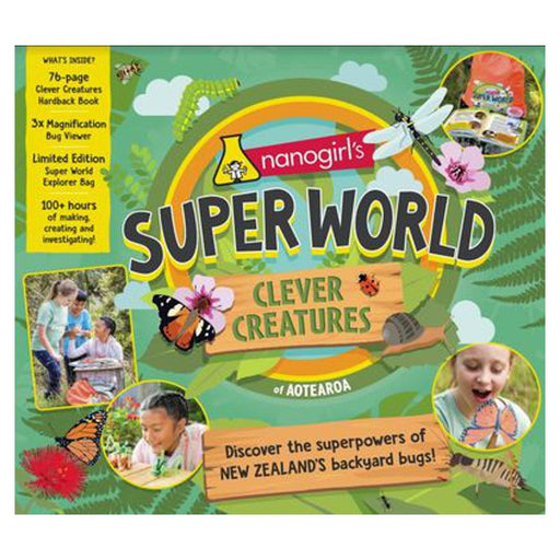Nanogirls Super World Clever Creatures Of Aotearoa Backyard Explorer Pack._1