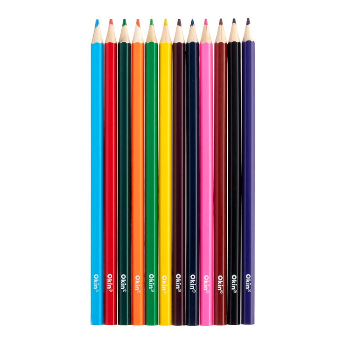Okin Coloured Pencils, Pack of 12