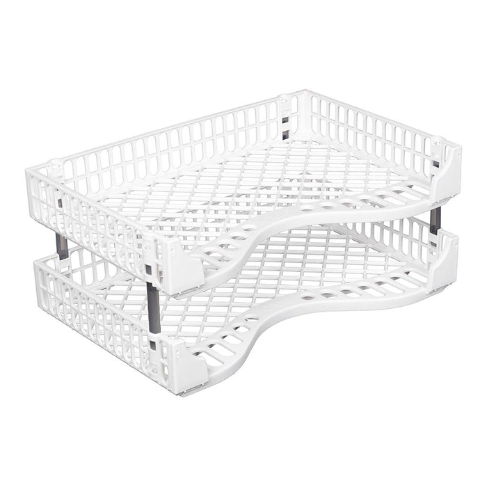 Okin Document Tray White, Pack of 2