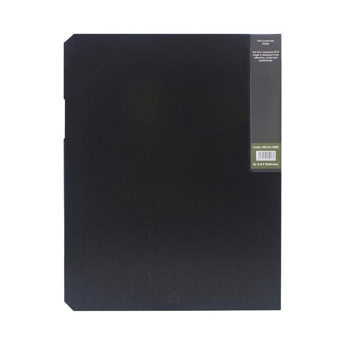 OSC Eco Display Book A4 20 Pocket Black RECA4-20BK_3
