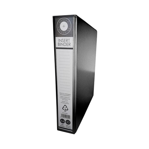 OSC Insert Binder A4 3D 38mm Black RB3D38BK_1
