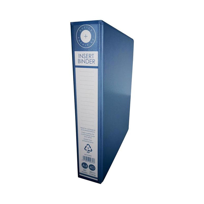 OSC Insert Binder A4 4D 38mm Blue RB4D38BE_1