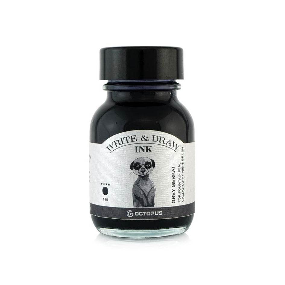 Fluids Write and Draw Ink - Octopus 50ml Grey Merkat — Marston Moor