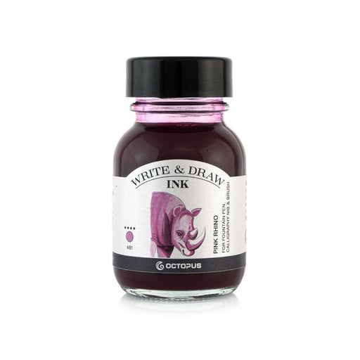 Octopus 50ml Write & Draw Ink - Pink Rhino OCTOWD481_1