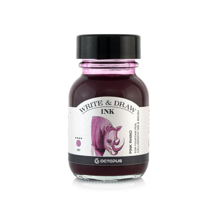 Octopus 50ml Write & Draw Ink - Pink Rhino OCTOWD481_1